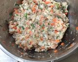 具材たっぷりつくね〜とろけるチーズのせ〜作り方4写真