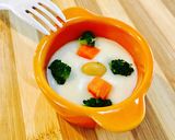 離乳食OKグルテンフリー米粉蒸しパン作り方4写真