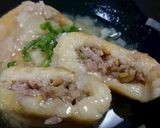 挽肉の肉汁がたまらない　豆腐餅ダシタ風味作り方10写真