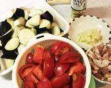 茄子とトマトのチーズグラタン作り方1写真