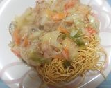 具だくさん関西風の皿うどん作り方10写真