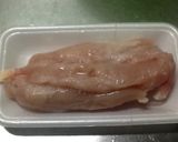 しっとり鶏ささみの天ぷら（カレー味）作り方1写真