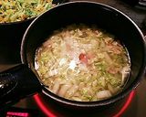 白菜とベーコンのコンソメみそ汁作り方5写真