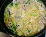時短❤豚肉の和風パスタ作り方4写真