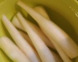 塩漬け大根菜の✦粕汁✦うち豆入り作り方3写真