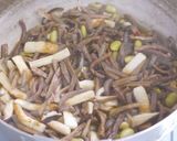 ぜんまいの朴葉炊き込みご飯作り方4写真