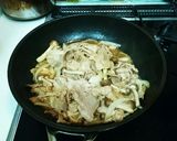 あごだしつゆで豚バラしょうが焼作り方5写真