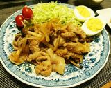 あごだしつゆで豚バラしょうが焼作り方6写真