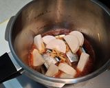秋刀魚と大根の韓国風煮作り方8写真