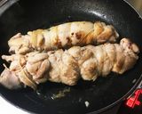 照り焼きロールチキン(o^^o)作り方5写真