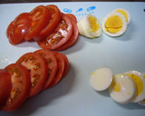 ✿トマトと玉子のチーズマヨ焼き✿作り方2写真