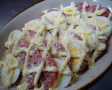 ✿トマトと玉子のチーズマヨ焼き✿作り方3写真