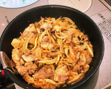 鶏肉ときのこのキムチーズ炒め作り方3写真
