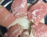 お弁当に☆レンジで♩玉ねぎの豚肉巻き作り方3写真