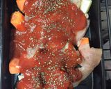 グリラーで簡単!　チキンのトマトソース作り方2写真