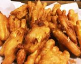 【おやじ料理】さつまいも揚げ作り方5写真