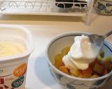 ダイエットに簡単ホットりんごヨーグルト作り方1写真