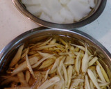 肉味　ギュウとしみしみ蒟蒻ごぼう作り方1写真