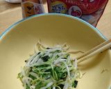 豆苗もやしワカメで簡単ナムル作り方3写真