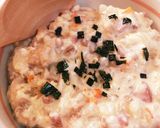 余ったご飯もち麦de味噌ミルク リゾット作り方6写真