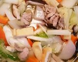 しょうゆ味☆白菜と豚肉で具だくさんおつゆ作り方6写真
