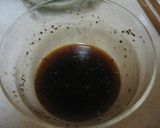 肉にらもやしの月見丼作り方1写真