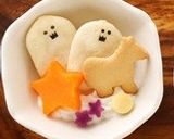 離乳食 ハロウィン蒸しパンプレート作り方6写真