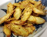 黄金比1:1:1:1のゴボウ甘辛炒め作り方10写真