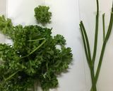 家飲みに＊パセリ風味のチーズ巻き作り方1写真