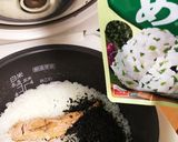 炊飯器で簡単♪鮭とわかめのおこわ。。作り方4写真