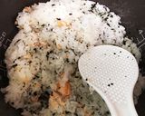 炊飯器で簡単♪鮭とわかめのおこわ。。作り方5写真