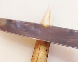 簡単♪カレー風味の竹輪きんぴらゴボウ作り方4写真
