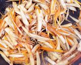 簡単♪カレー風味の竹輪きんぴらゴボウ作り方6写真