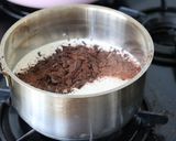 冷やすだけ　濃厚チョコレートプリン作り方2写真
