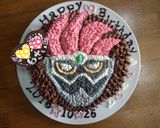 キャラケーキ☆仮面ライダーエグゼイド☆作り方8写真