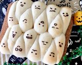 ハロウィンおばけちぎりパン作り方10写真