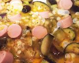 ダジダでこくうま♪ナスと魚ニソの卵ピザ♪作り方4写真