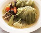 お野菜スープのロールキャベツ作り方5写真