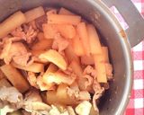 大根と豚肉のめんつゆおかか煮作り方4写真