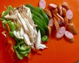 味付けダシダのみの焼きうどん！作り方2写真