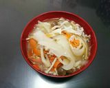 ピーラーで野菜たっぷりスープ作り方7写真