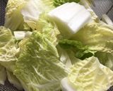 体があったまる♡豚コマ肉&白菜の旨煮作り方3写真