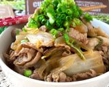 体があったまる♡豚コマ肉&白菜の旨煮作り方10写真