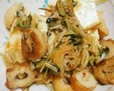とうふと竹輪とえのきと豆苗のせ作り方14写真