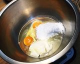外カリッ中フワッ！チョコバナナケーキ作り方4写真