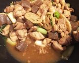 簡単レンコンとこんにゃくの鶏すき風テリ煮作り方5写真