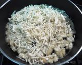 えのきと豆腐のお味噌汁作り方1写真