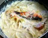 鮭のクリーム煮作り方5写真