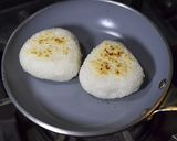 小松菜と温泉卵のスープがけ飯作り方6写真