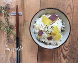 さつまいもの炊き込みご飯作り方4写真